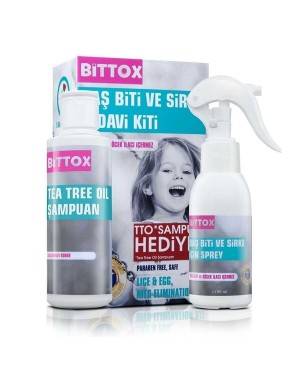BITTOX Hair Lice Treatment Spray to Kill Head Lice and Nits, 100 ml + FREE Shampoo & Comb Gift