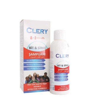 Clery Hair Lice Treatment Shampoo to Kill Head Lice and Nits, 100 ml + Special Comb Gift