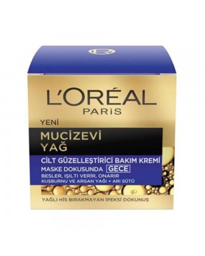 L'Oréal PARİS, Skin Care Night Cream, With Miracle Oil, 50 ml