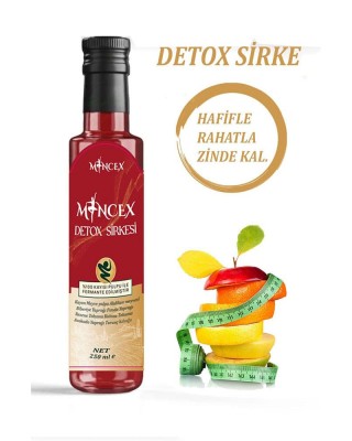 Mincex Detox Vinegar, Organic Vinegar for Daily Detoxification, Metabolism-Boosting & Digestion and Weight Management, 250ml