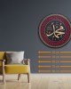 9 mm Wooden Islamic Home Decor, Allah (SWT), Mohammad (PBUH), Islamic Calligraphy Art, Islamic Wall Art, Made by Syrians