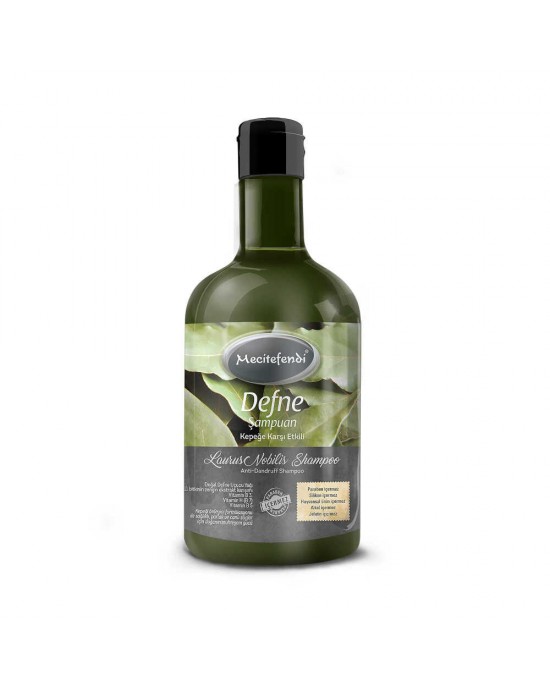 Turkish Laurel Oil Shampoo with 11 Herbal Extracts and Vitamins, Permanent Solution of Dandruff,  Fragile Brittle Thin Hair, Healthy Shiny Vibrant Hair, Get Rid of Dandruff, Parabens Free, 400 ml