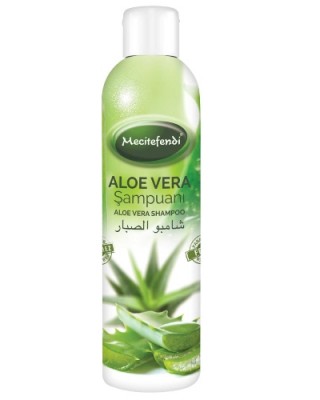 Turkish Aloe Vera Shampoo, 11 Herbal Extracts and Vitamins, Promotes Hair Growth, Repair Fragile Hair, Parabens Free, 250 ml