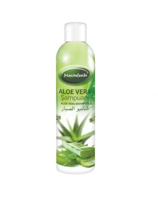 Turkish Aloe Vera Shampoo, 11 Herbal Extracts and Vitamins, Promotes Hair Growth, Repair Fragile Hair, Parabens Free, 250 ml