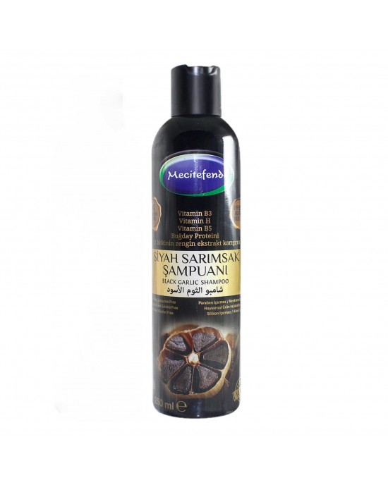 Saç dökülmesini önlemek ve kepekle savaşmak için% 100 doğal siyah sarımsak şampuanı (250 ml)