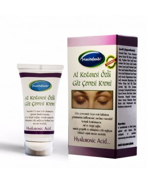 Eye Contour Cream, Horse Chestnut Extract, Herbal Form, Hyaluronic Acid, 15 ML 
