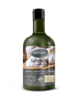 11 Bitkisel Özlü ve Vitaminli Sarımsak Özlü şampuan, Kırılgan Kırılgan İnce Saçlar, Saç Dökülmesini Durdurur, Kepekten Kurtulun, Parabenler İçermez, 400 ml