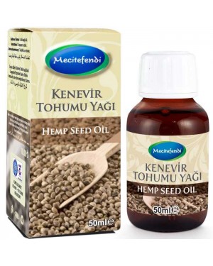 Cold Press Oils, Turkish Hemp Seed Oil, Food Grade, Mecitefendi, 50 ML
