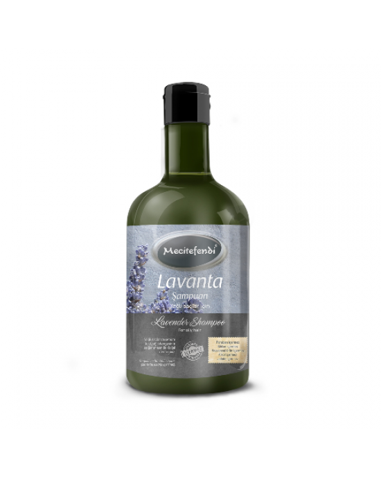 Turkish Lavender Shampoo, Lavender Essential Oil, For Oily Hair, Hair density, Parabens Free, 400 ml