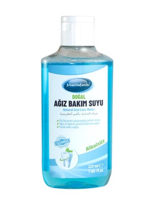 غسول الفم الطبيعي من مجيد أفندي, مزيل رائحة الفم النباتي, مضاد لطبقة البلاك, محلول دعم صحة الأسنان و اللثة, 225 مل