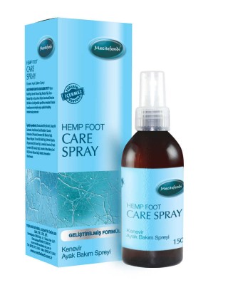 Kokulu Ayak Tedavisi, Esansiyel Yağlarla Hint Keneviri Ayak Koku Kontrol Spreyi, Doğal, 150Ml