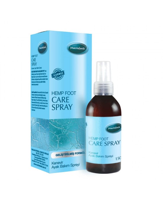Kokulu Ayak Tedavisi, Esansiyel Yağlarla Hint Keneviri Ayak Koku Kontrol Spreyi, Doğal, 150Ml