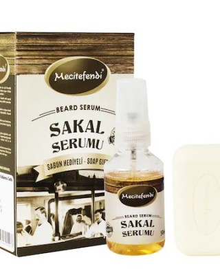 Turkish Beard Set, Herbal formula, serum and gift soap, 50 ml 150 g