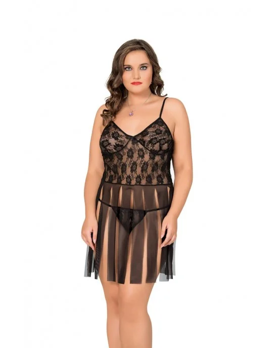 StyleTurk, Plus Size Lingerie Babydoll, Turkish Sleepwear Nightgown