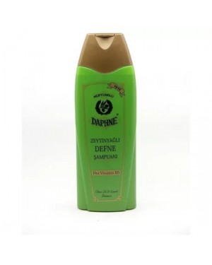 Müftüoğlu Shampoo, Daphne Shampoo With Olive Oil and Laurel Fortified With Vitamin B5 For Hair Care, 400 ml