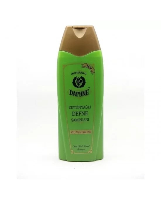 Müftüoğlu Shampoo, Daphne Shampoo With Olive Oil and Laurel Fortified With Vitamin B5 For Hair Care, 400 ml