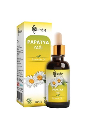 Pure Organic Chamomile Oil for Skin and Hair, Essential Aromatherapy Oil, 20 ML