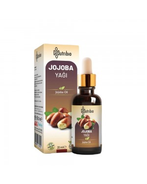 Jojoba Oil, Pure Cold-Pressed Organic Oil, Revitalizes Skin and Hair, Regulates the Secretion of Skin Sebum, 20 ml  Jojoba Oil, Pure Cold-Pressed Organic Oil, Revitalizes Skin and Hair, Regulates the Secretion of Skin Sebum, 20 ml