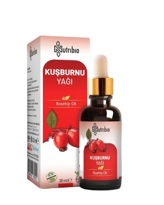 Rosehip Oil, Organic Beauty Secret, Antioxidant Rich, Suitable for Skin, Hair, Face, Acne Scars, Wrinkles and Dry Spots, 20 ML