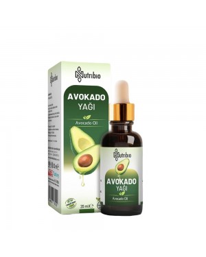 زيت الأفوكادو من Nutribio, زيت عضوي نقي معصور على البارد, تغذية طبيعية للبشرة والشعر, جمالك الطبيعي الأقصى, 20 مل