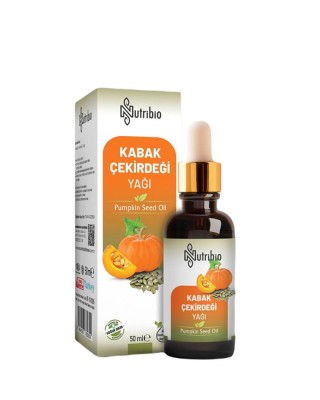 Kabak Çekirdeği Yağı, Soğuk Sıkım, Saf Organik Yağ, Cilt, Kalp ve Prostat Sağlığı için, Soğuk Pres Yağları, 50ml
