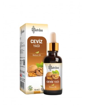 زيت الجوز العضوي النقي, زيت طبيعي معصور على البارد لترطيب وتغذية البشرة والشعر, 50 مل