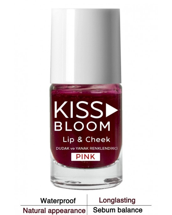 KISS & BLOOM Lip & Cheek Pink 11 ml