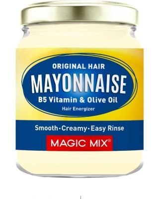 MAGIC MIX Hair Mayonnaise: Nourishing Hair Mask with Collagen, Shea, Coconut, Almond, Carrot, and Olive Oil