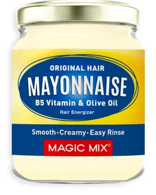 MAGIC MIX Hair Mayonnaise: Nourishing Hair Mask with Collagen, Shea, Coconut, Almond, Carrot, and Olive Oil