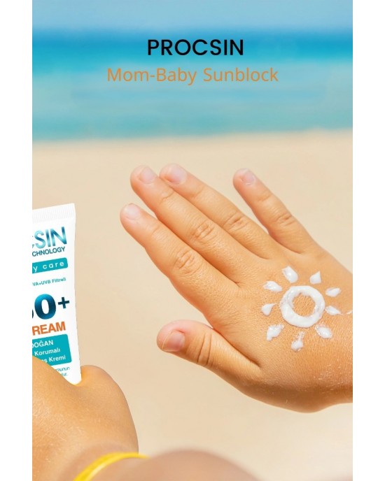 PROCSIN Baby Sunscreen 50 ML - BABY SUN CREAM with UVA and UVB Protection