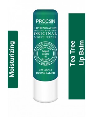 مرطب الشفاه بروكسين بزيت شجرة الشاي - ترطيب فائق للعناية اليومية بالشفاه مرطب الشفاه بروكسين بزيت شجرة الشاي - ترطيب فائق للعناية اليومية بالشفاه
