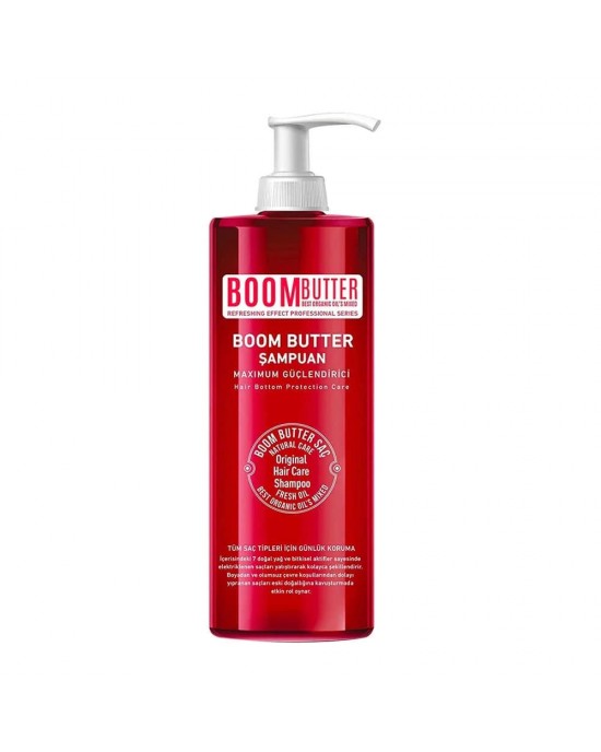 Turkish Boom Shampoo For Hair Care, Daily Protection And Care For All Hair Types, 400 ml