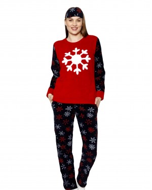 Turkish Women's Pajamas, Fluffy Loungewear, Winter Polar PJS
