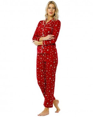 Turkish Women Pajamas, Long Sleeve Pajamas, Casual PJS