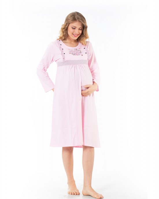 Pink Long Sleeve Turkish Women's Pajamas - High-Quality Loungewear
