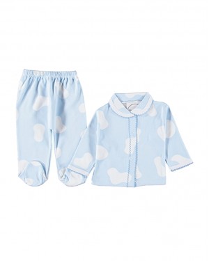 2 Pieces Baby Pajama, Turkish Baby Clothes Set, Newborn Clothes