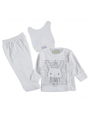 %100 Pamuklu Türk Bebek Seti - Yenidoğan Pijama, Bebek Kıyafet Seti, 3 Parça ile Konfor ve Şıklık %100 Pamuklu Türk Bebek Seti - Yenidoğan Pijama, Bebek Kıyafet Seti, 3 Parça ile Konfor ve Şıklık