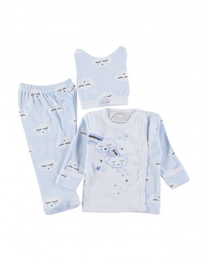 %100 Pamuklu Türk Bebek Seti - Yenidoğan Kıyafet Seti, Gömlek, Pantolon ve Şapka Dahil %100 Pamuklu Türk Bebek Seti - Yenidoğan Kıyafet Seti, Gömlek, Pantolon ve Şapka Dahil