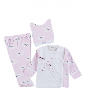 Bebek Seti, Mevlüt Takımı,Bebek Pijama Seti – %100 Pamuk Türk Bebek Kıyafet Seti (3 Parça) Bebek Seti, Mevlüt Takımı,Bebek Pijama Seti – %100 Pamuk Türk Bebek Kıyafet Seti (3 Parça)