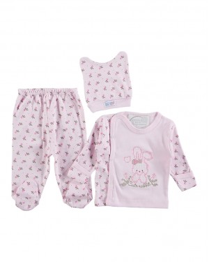Bebek Pijama, Bebek Seti, Mevlüt Takımı, Yenidoğan Giyim Seti, 3 Parça Bebek Pijama, Bebek Seti, Mevlüt Takımı, Yenidoğan Giyim Seti, 3 Parça