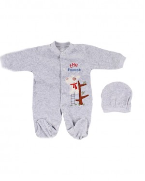 Bebek Uyku ve Oyun Tulum Seti | Düğme Kapatmalı Bebek Tulumları, 2 Parça Bebek Uyku ve Oyun Tulum Seti | Düğme Kapatmalı Bebek Tulumları, 2 Parça