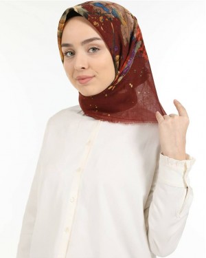 حجاب تركي, إيشارب تركي نسائي, غطاء رأس شرعي, حجاب بنقشة أوراق العنب, شال كامل التغطية من الكتان حجاب تركي, إيشارب تركي نسائي, غطاء رأس شرعي, حجاب بنقشة أوراق العنب, شال كامل التغطية من الكتان