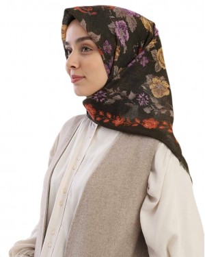 حجاب تركي للنساء – غير قابل للانزلاق، بنقوش زهرية تقليدية, تصميم أنيق وعصري حجاب تركي للنساء – غير قابل للانزلاق، بنقوش زهرية تقليدية, تصميم أنيق وعصري