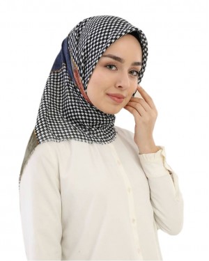 Turkish Hijab, Non-Slip Hijabs, Head Scarf for Women, Houndstooth Patterns