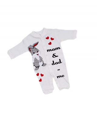 Sleep and Play Suit Set, Snap Closure Baby Overalls - Comfortable Turkish Baby Overalls for Boys and Girls