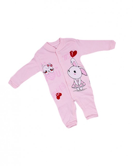 Sleep and Play Suit – Snap Closure Baby Overalls – Baby Girl Overalls – One-piece