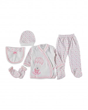 Bebek Yeni Doğan Seti, Hastane Çıkış Seti, Mevlüt Takımı, 5 Parça Bebek Yeni Doğan Seti, Hastane Çıkış Seti, Mevlüt Takımı, 5 Parça