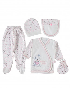 Türk Bebek Giysi Seti - 5 Parça Yeni Doğan Pamuklu Kıyafet Koleksiyonu Türk Bebek Giysi Seti - 5 Parça Yeni Doğan Pamuklu Kıyafet Koleksiyonu