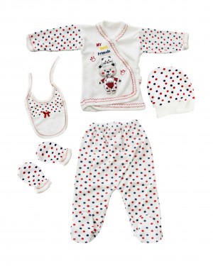 Turkish Baby Clothes Set, Newborn Clothes, Outfits Infant, 5 Pieces