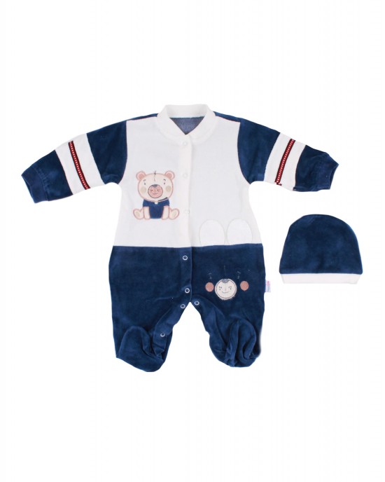 Sleep and Play Suit, Snap Closure Baby Overalls, Baby Boy Overalls